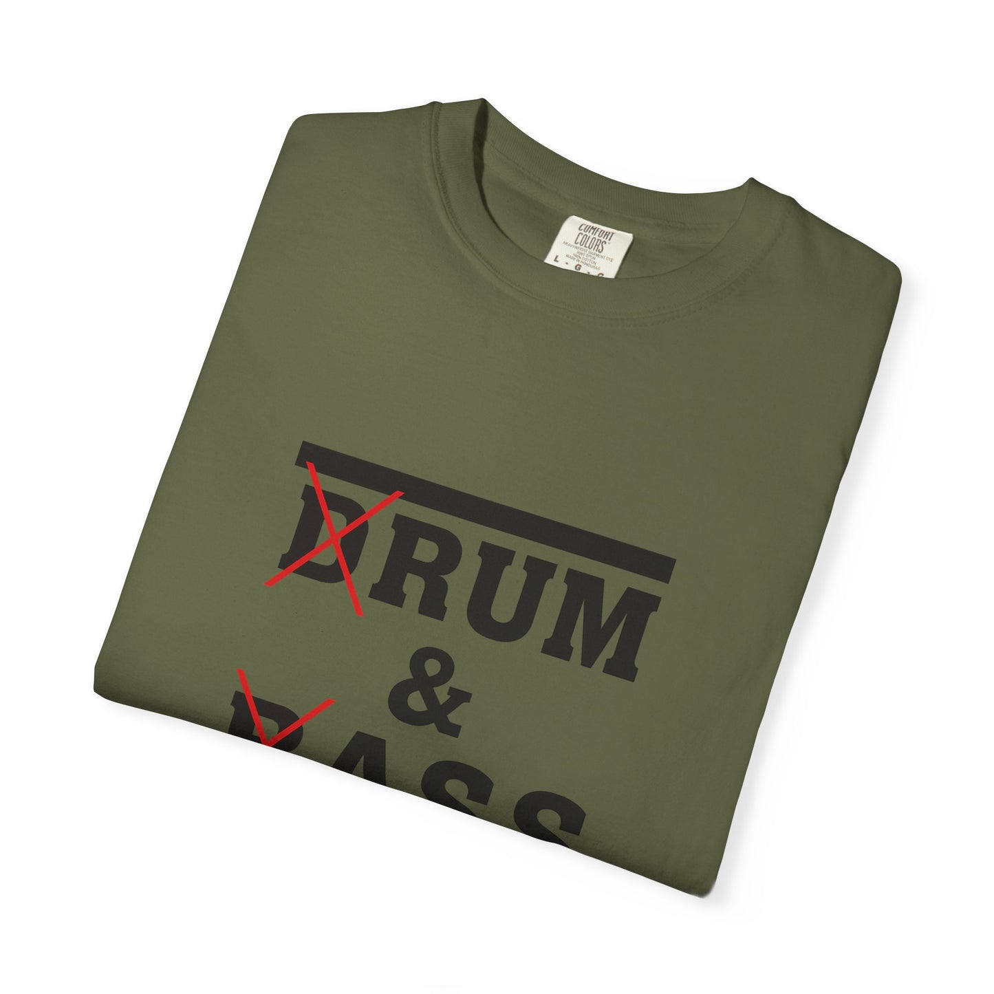 Comfort Colors, (D)rum & (B)ass Unisex T-Shirt - Vibrant Music Tee for Festival Lovers, Streetwear Style, Gift for Musicians, Casual Wear