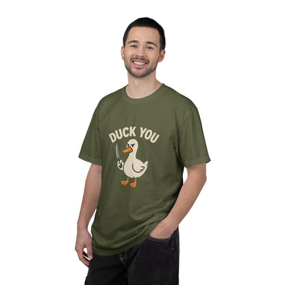 Quirky Duck Humor T-shirt, Funny Graphic Tee, Unisex Gift, Casual Wear, Birthday Shirt, Duck You Design