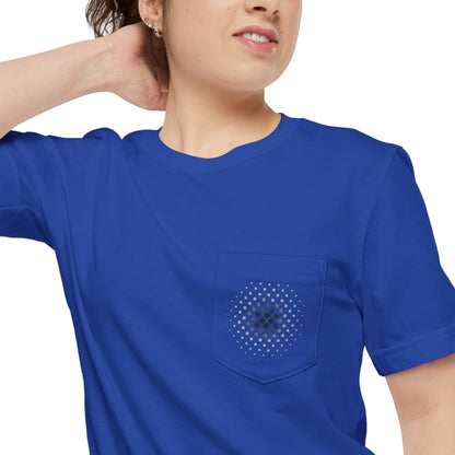 Pocket T-Shirt — Minimal Geometric Pocket Print Tee