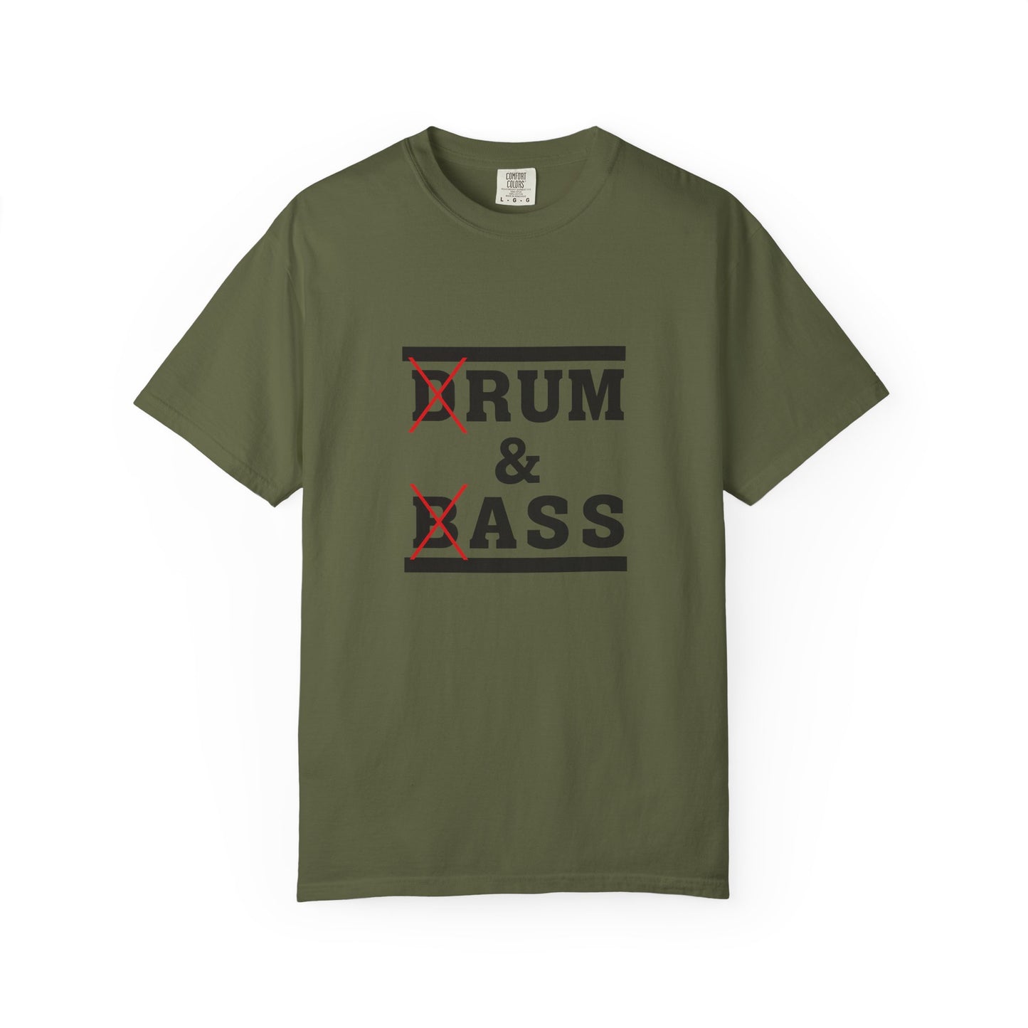 Comfort Colors, (D)rum & (B)ass Unisex T-Shirt - Vibrant Music Tee for Festival Lovers, Streetwear Style, Gift for Musicians, Casual Wear