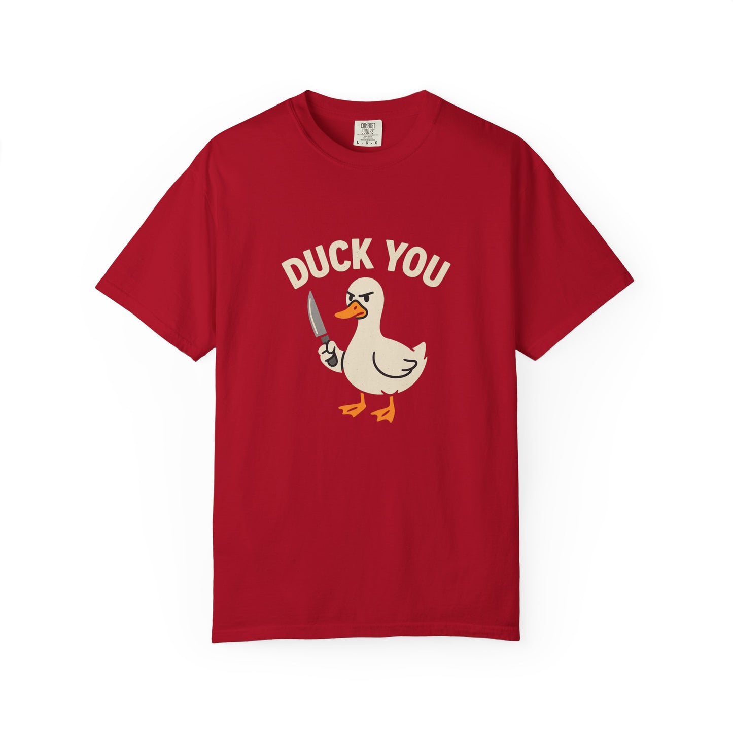 Quirky Duck Humor T-shirt, Funny Graphic Tee, Unisex Gift, Casual Wear, Birthday Shirt, Duck You Design