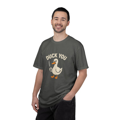 Quirky Duck Humor T-shirt, Funny Graphic Tee, Unisex Gift, Casual Wear, Birthday Shirt, Duck You Design