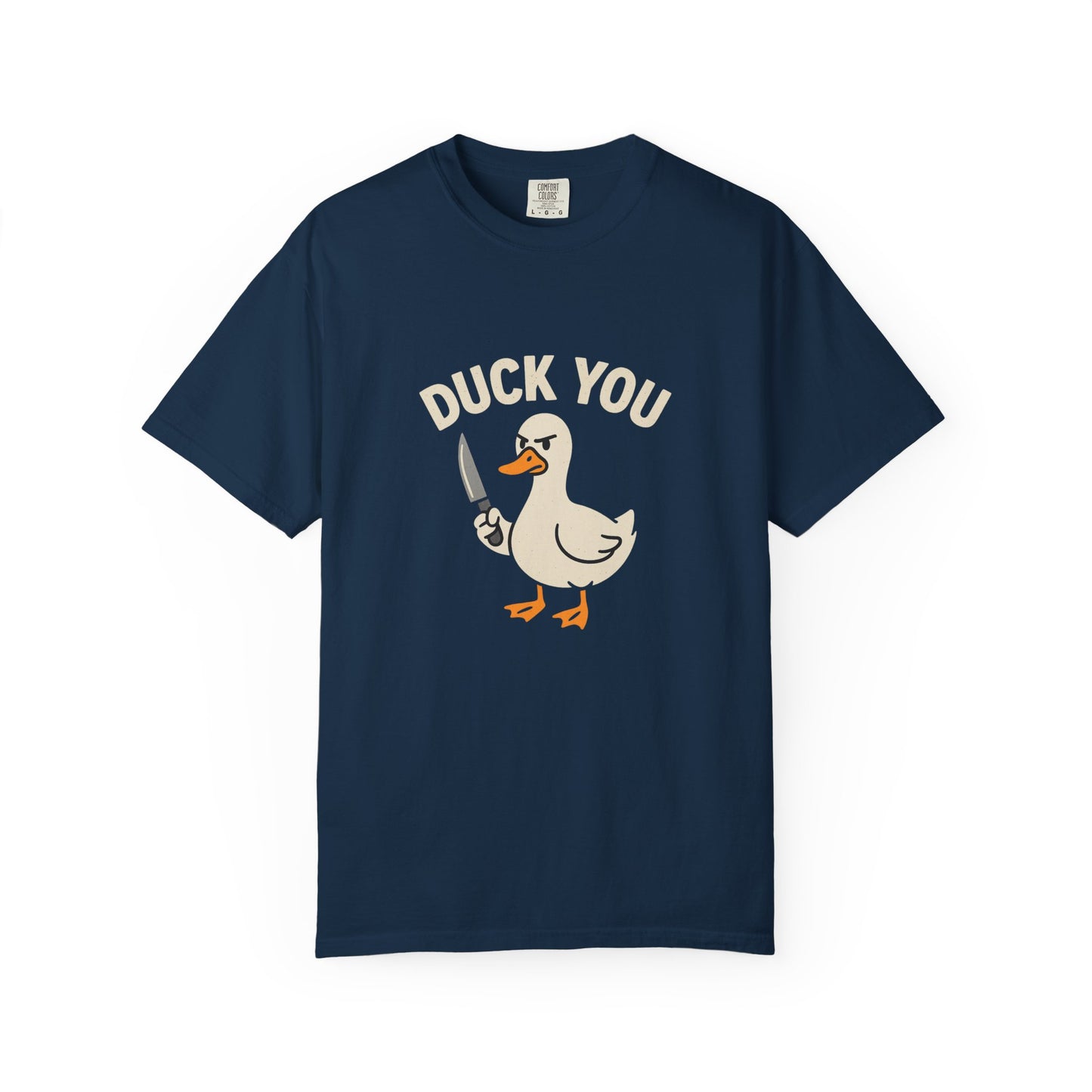 Quirky Duck Humor T-shirt, Funny Graphic Tee, Unisex Gift, Casual Wear, Birthday Shirt, Duck You Design