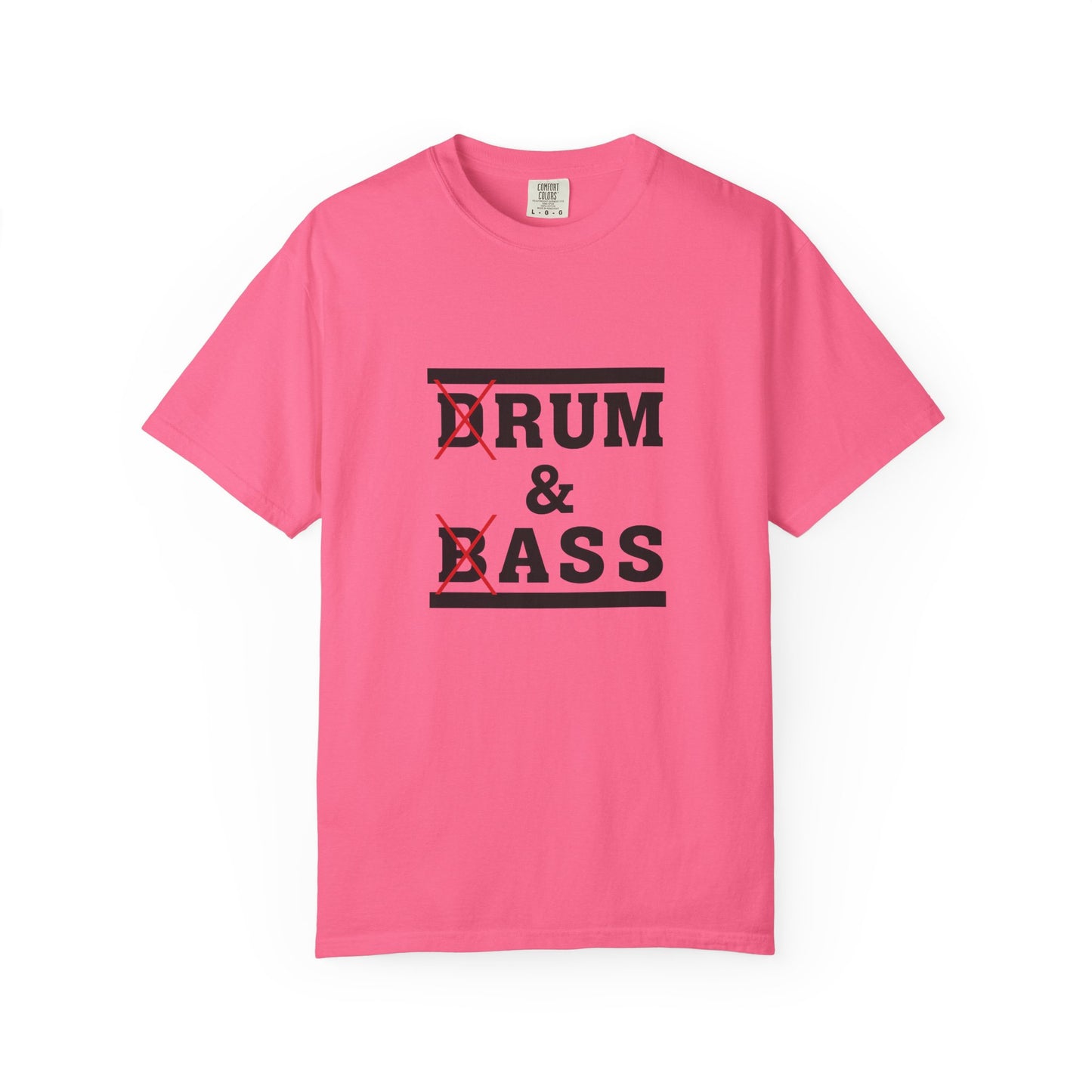 Comfort Colors, (D)rum & (B)ass Unisex T-Shirt - Vibrant Music Tee for Festival Lovers, Streetwear Style, Gift for Musicians, Casual Wear