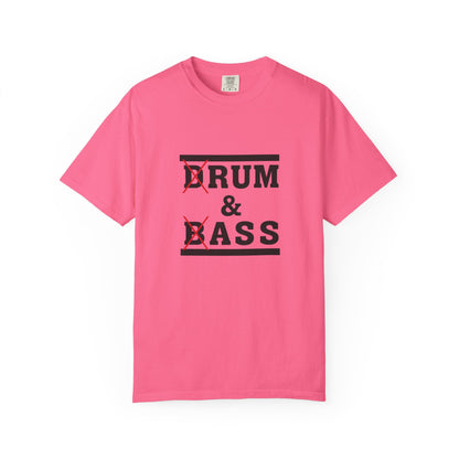 Comfort Colors, (D)rum & (B)ass Unisex T-Shirt - Vibrant Music Tee for Festival Lovers, Streetwear Style, Gift for Musicians, Casual Wear