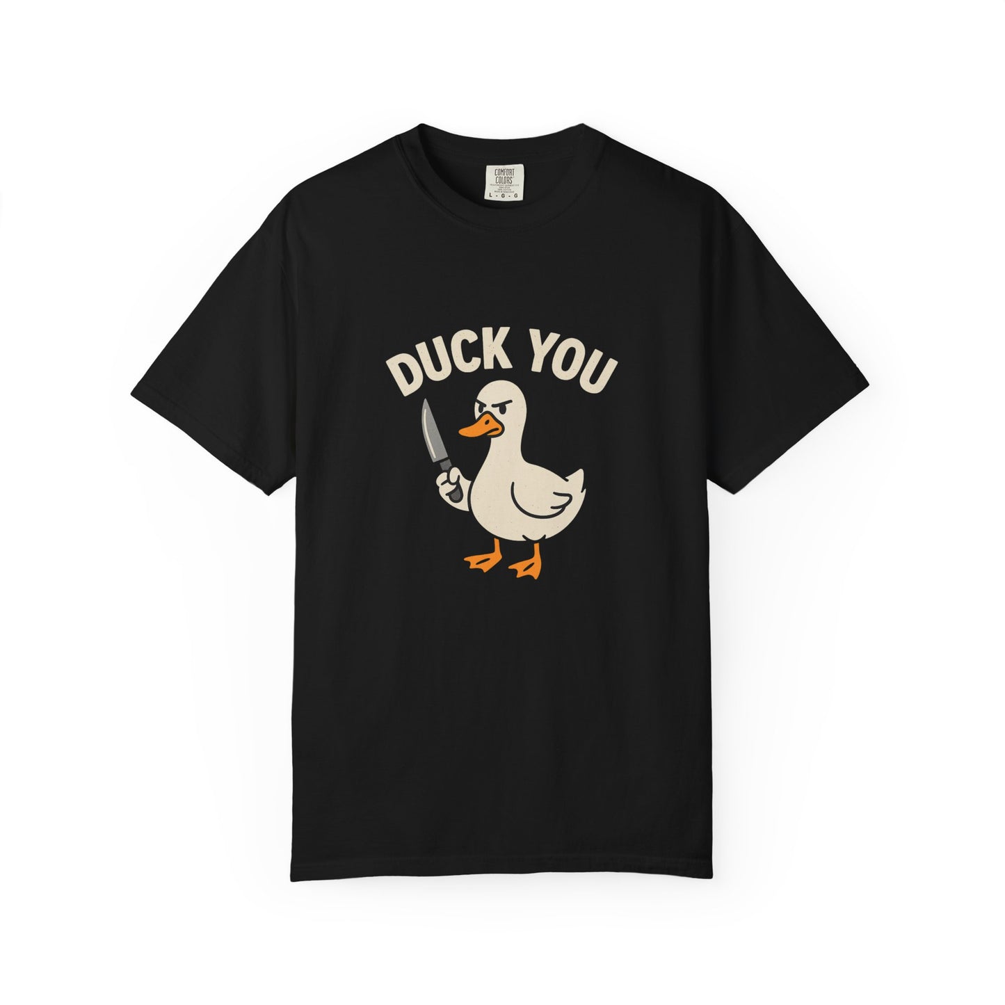 Quirky Duck Humor T-shirt, Funny Graphic Tee, Unisex Gift, Casual Wear, Birthday Shirt, Duck You Design